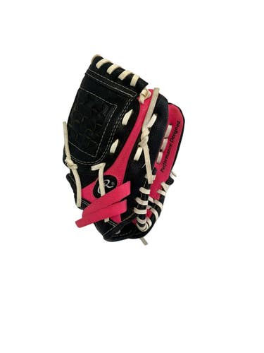 Used Rawlings PL91PB 9" T-Ball Glove Black And Pink 11692-S000155806