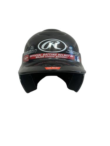 Used Rawlings RCFH Batting Helmet No Mask Black 11692-S000155804