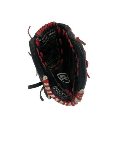 Used Rawlings Players Series 11" RH Throw Black And Red Baseball Glove 11692-S000155803