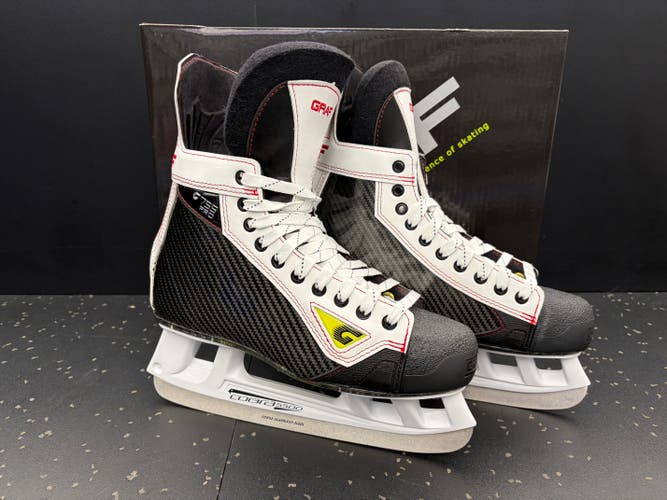 New SPECIAL EDITION Graf G755 PRO Hockey Skates Regular Width MULTIPLE SIZES (G755-CUSTOM)(RED)