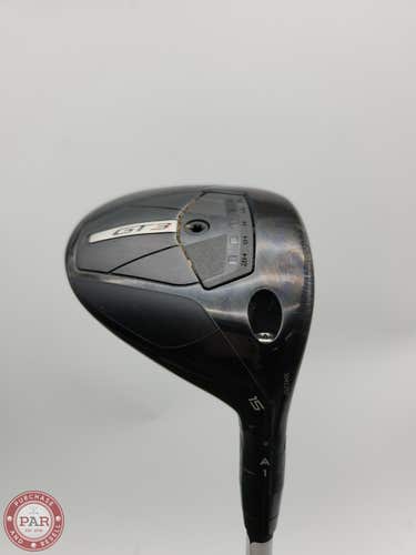 2024 TITLEIST GT3 3 WOOD 15* STIFF MITSU TENSEI 1K BLUE 65 +HC GOOD