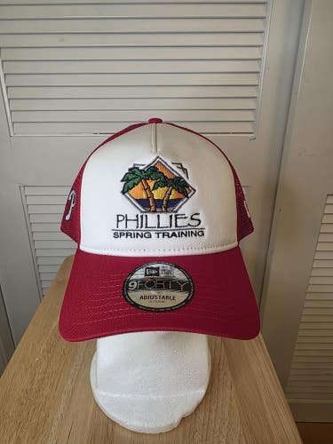 NWS Philadelphia Phillies Spring Training New Era 9forty Aframe Snapback Hat
