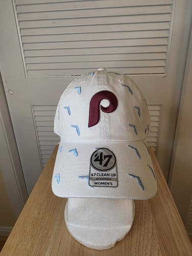 NWS Philadelphia Phillies Women's '47 Clean Up Strap back Hat Florida MLB