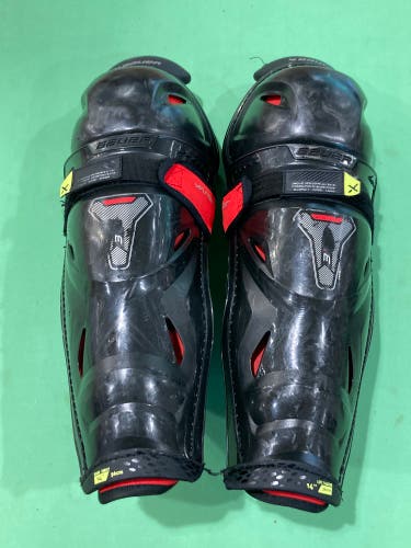 Used Intermediate Bauer Vapor 3X Shin Pads 14"