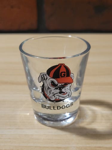 Vintage Georgia Bulldogs Shot Glass