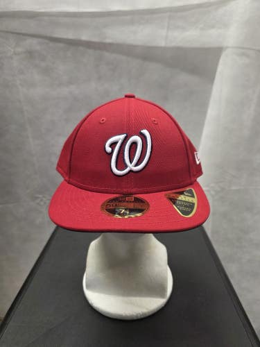 NWS Washington Nationals New Era 59fifty Low Profile 7 5/8 MLB