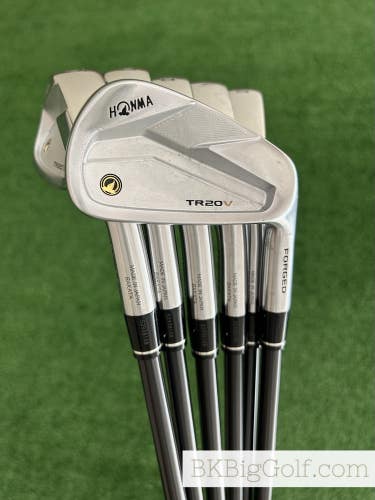 Honma TR20V Forged Iron Set 5-P / Vizard 100 Stiff Graphite