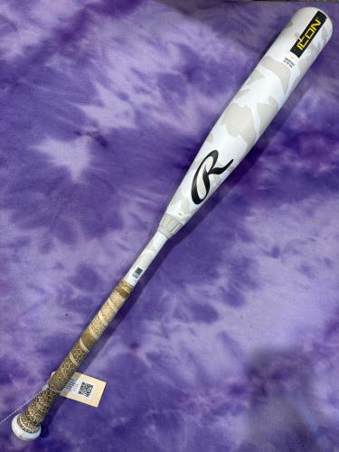 2025 Rawlings Icon Composite Bat USSSA Certified (-10) Composite 20 oz 30" (Used)