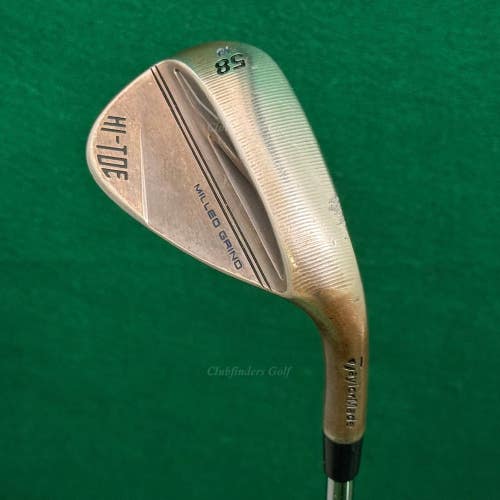 TaylorMade Milled Grind Hi-Toe 3 58-10 58 Lob Wedge KBS Hi-REV 2.0 Wedge Flex