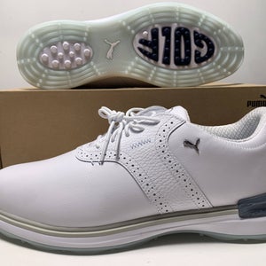 Puma Avant Waterproof Golf Shoes White Men's SZ 11.5 (379428 01) NIB