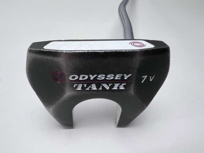 Odyssey Tank 7V Putter 34" SuperStroke Flatso 1.0 Mens RH