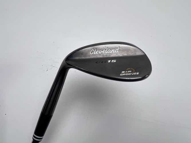LEFTY Cleveland CG15 Black Pearl Gap Wedge GW 50* 10 Bounce Traction LH