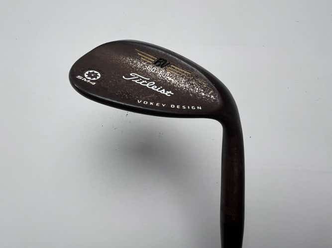 Titleist Vokey Spin Milled SM4 Raw Lob Wedge LW 60* 10 Bounce Wedge RH