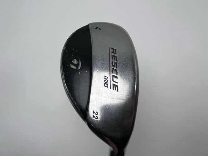 TaylorMade Rescue Mid 4 Hybrid 22* Regular Graphite Mens RH