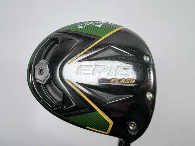 Callaway EPIC Flash Driver 9* Aldila Rogue max 65g Stiff RH Midsize Grip