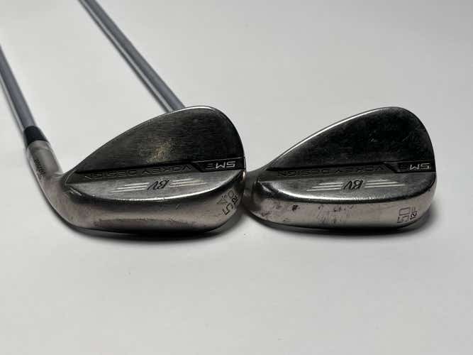 Titleist Vokey SM8 Brushed Steel Wedge Set 50* 12 54* 12 Wedge Steel Mens RH