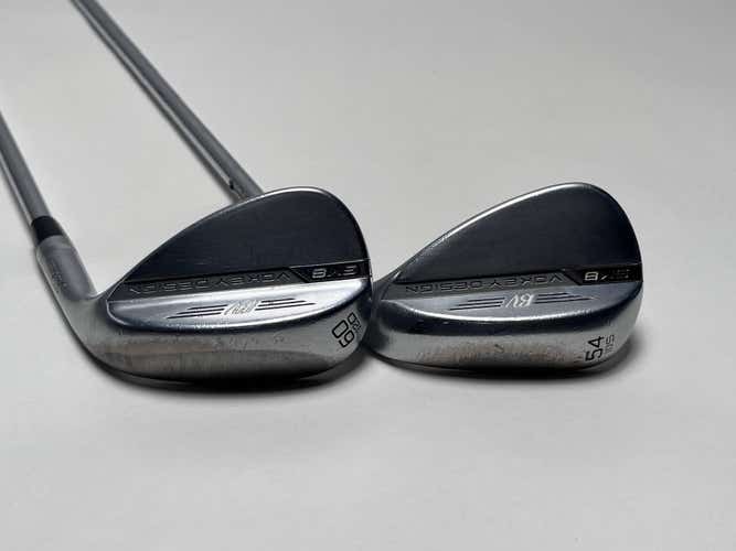 Titleist Vokey SM8 Tour Chrome Wedge Set 54* 10 60* 12 Wedge Steel Mens RH