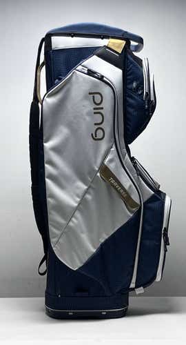 Ping Traverse GLE3 Ladies Cart Bag White 14-Way Divide Single Strap Golf Bag