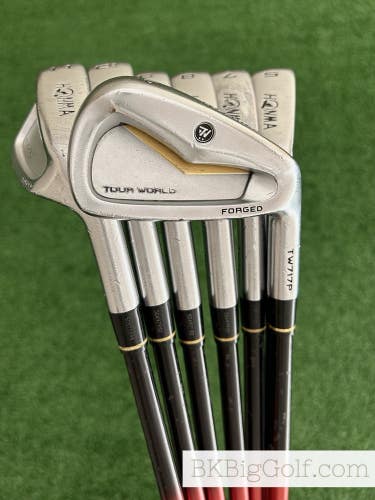 Honma Tour World TW717P Forged Iron Set 5-G / ARMRQ 8 62g Stiff Graphite