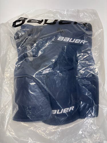 New!! Bauer Nexus 7000 Hockey Pants Junior Medium Navy Blue