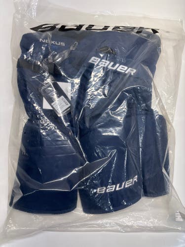 New!!   Bauer Nexus 600 Hockey Pants Junior Large Navy Blue
