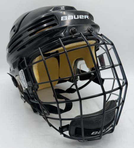 Black Large Bauer 4500 Helmet w/ Cage