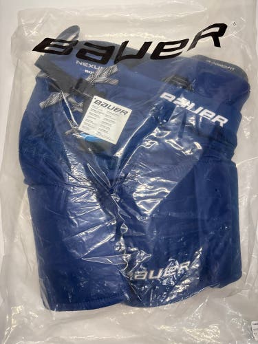 New!! Bauer Nexus N8000 Hockey Pants Junior Large Blue