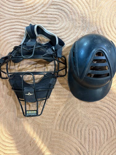 All Star Traditional Catcher's Mask + Wilson Cap (Used)