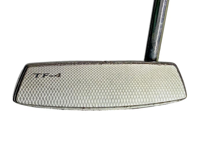 Top Flite TF-4 Face Balanced Milled Face Mallet Putter RH Steel 35" New Mid Grip