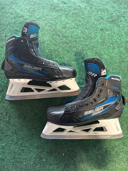 Intermediate Bauer GSX Hockey Goalie Skates (Extra Wide) Size 6 (Used)