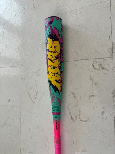 2026 Louisville Slugger Atlas Alloy USSSA Certified Bat (-10) 17 oz 27" (Used)