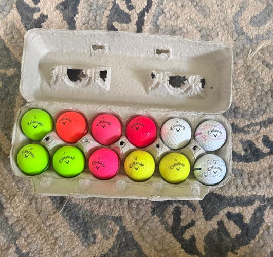 Callaway Supersoft Balls 12 Pack (1 Dozen) (Used)