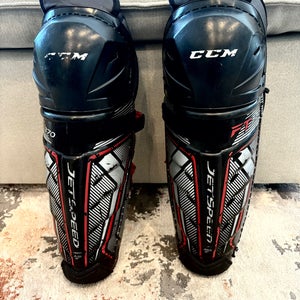 Junior CCM JetSpeed FT370 12" Shin Pads  (Used)