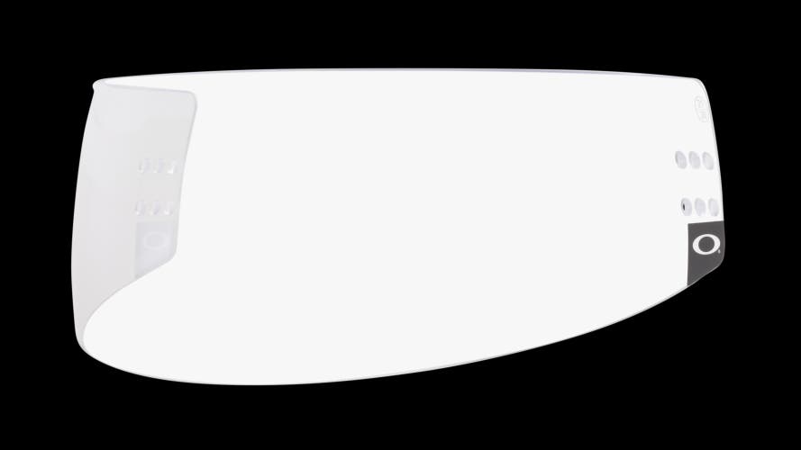 New Oakley Hockey Straight Visor - Clear (AOO0050SH)(CLEAR)