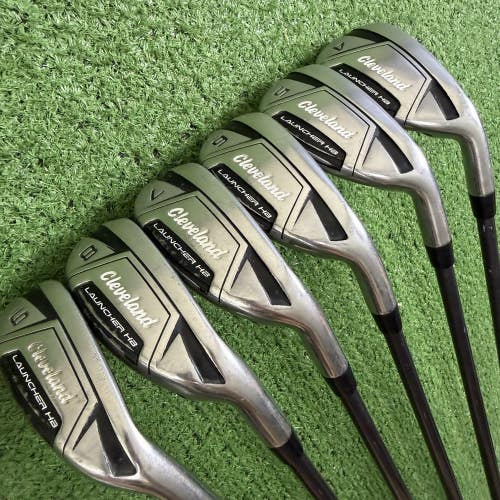 Cleveland Launcher HB Hybrid Iron Set 4-9 Miyazaki C Kua Regular Flex +1 Long