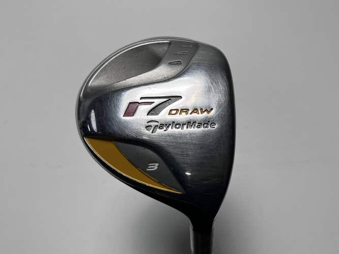 TaylorMade R7 Draw 3 Fairway Wood 15* REAX 55g Regular Graphite Mens RH