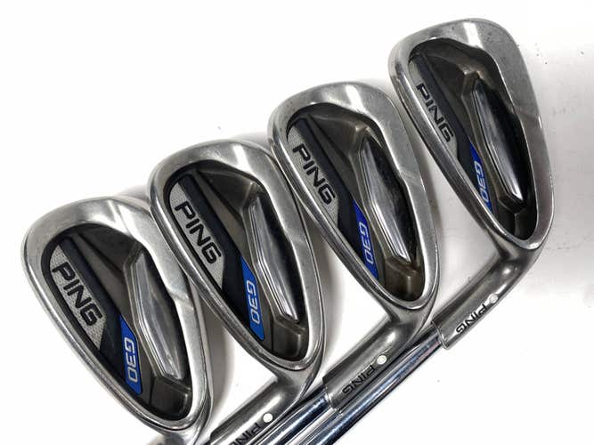 Ping G30 Iron Set 7-PW White Dot 3* Up CFS Distance Regular Steel Mens RH