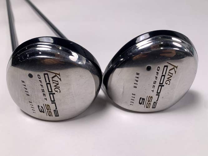 Cobra SS Hyper Steel Offset 3 & 5 Fairway Wood Set 15* 18* 50g Ladies RH