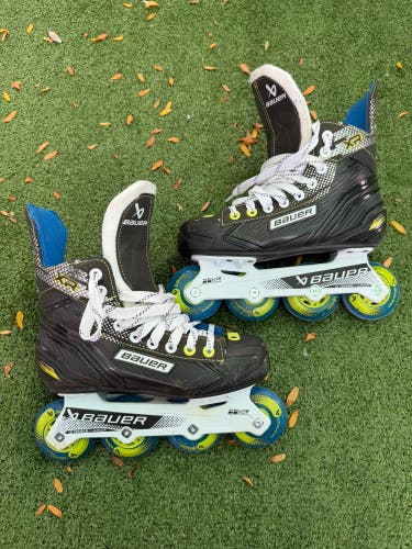 Junior Bauer Inline Skates Regular Width Size 4 (Used)