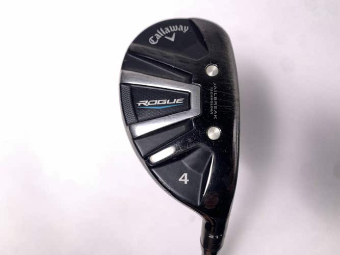 Callaway Rogue 4 Hybrid 21* Aldila Synergy 60g Regular Graphite Mens RH