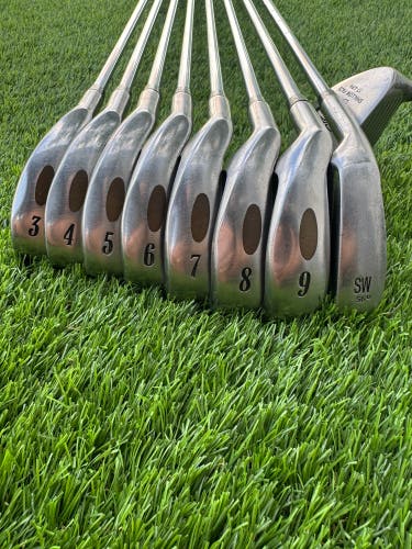 Men's Warrior Warrior Custom Golf Left Hand Iron Set (8 Clubs) #3 - #9, SW (Used)