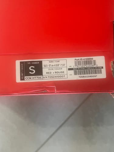 Small CCM Tacks 70 Helmet (New)
