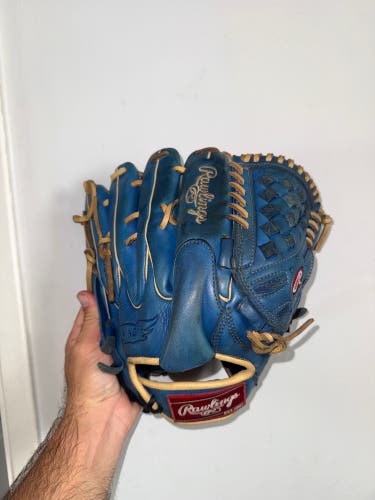 Rawlings Baseball Glove HYPER TECH COLOR SYNC GR5HTCA15W Pitcher 11.75 BLUE