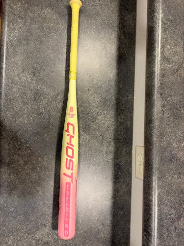 Pink Lemonade Easton Ghost Unlimited Bat (-10) 31 in 21 oz. Special Edition.