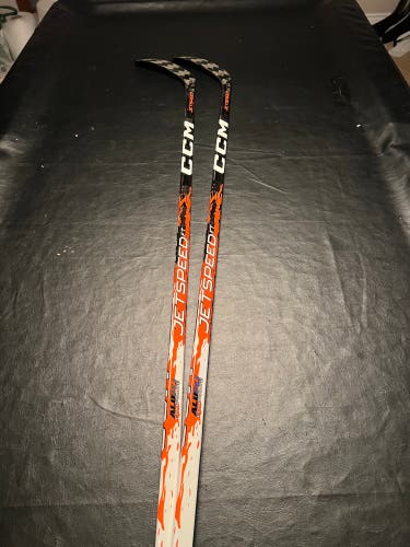 (2 Pack) Senior CCM JetSpeed FT9 Pro Right Handed Hockey Stick P28 75 Flex Pro Stock (New)