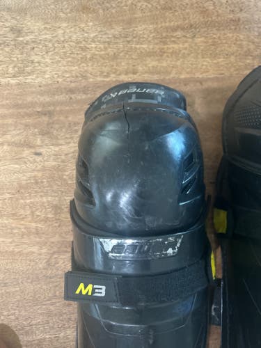 Senior Bauer Supreme M3 17" Shin Pads (Used)