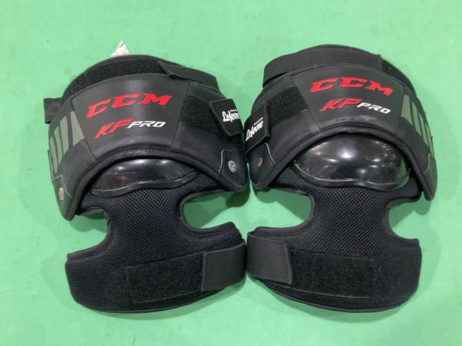 Used Senior CCM KP Pro Goalie Knee Pads