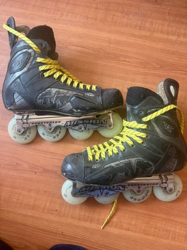 Mission Inline Skates Extra Wide Width Size 13 (Used)