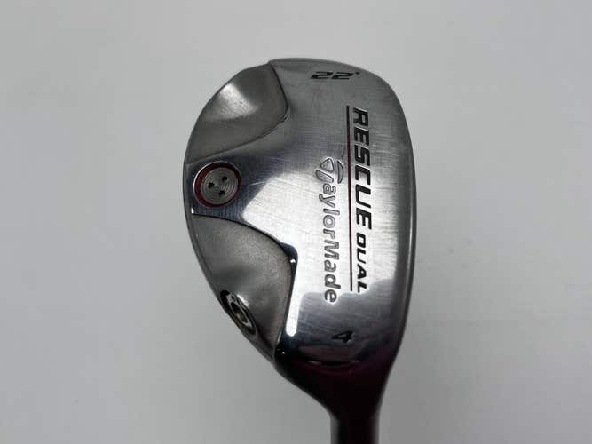TaylorMade Rescue Dual 4 Hybrid 22* 65g Regular Graphite Mens RH