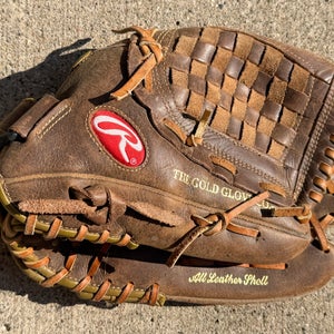 Rawlings Gold Glove Co. GGE X1000 Leather Baseball Glove RHT Brown